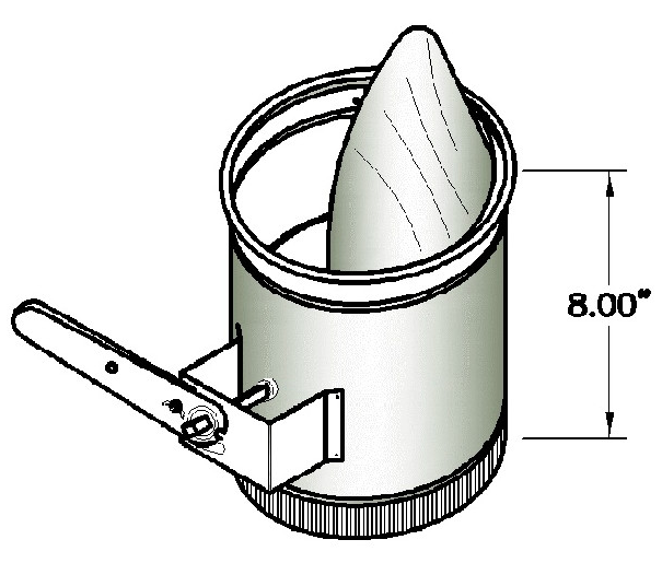 Spin-in takeoff with damper